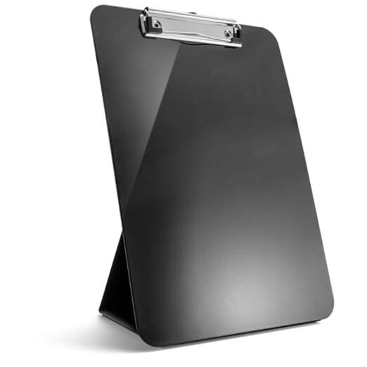 Recycled Plastic Free Standing Clipboard with Easel Back, Lightweight