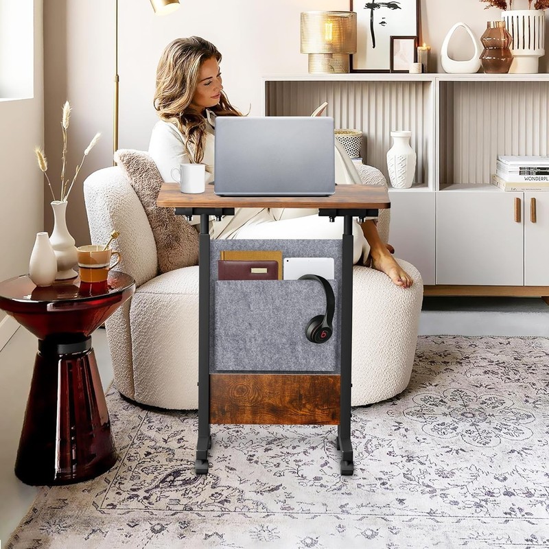 Height Adjustable Standing Desk with Storage Bag widths16 in Length 24 in, Po... gallery