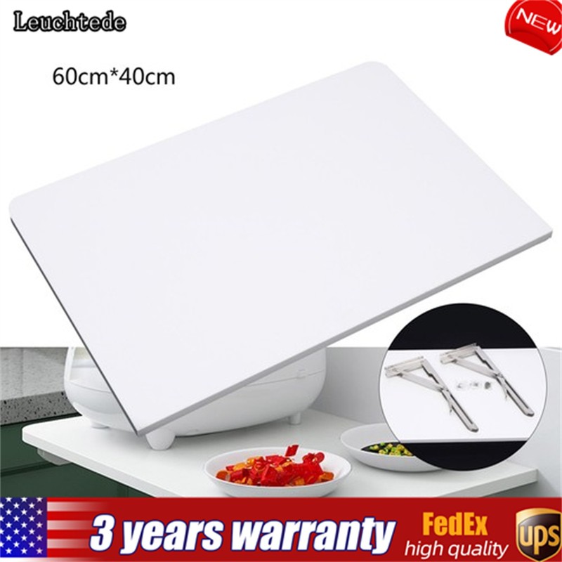 Wall Mounted Table Folding 60x40cm Floating Laptop Desk Fold-Down Work