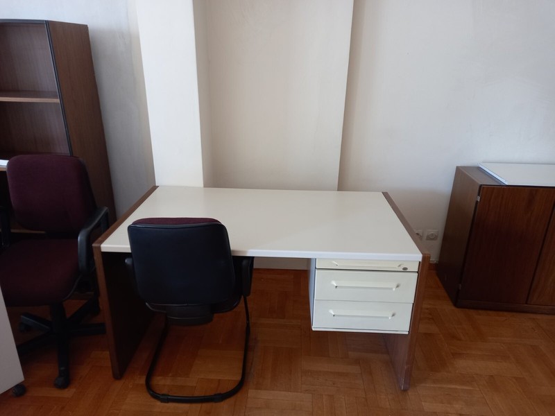Lawyer SINGLE office desk SKOUROPOULOS beech wood – SLIGHTLY USED