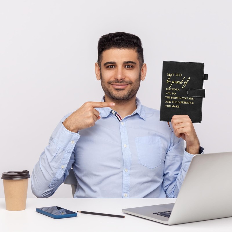 Roowest 10 Pcs Employees Appreciation Gifts Motivational A5 Leather Journal Note gallery