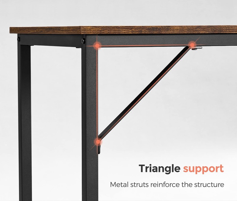 VASAGLE Computer Desk, Office Work Desk, 53.1 x 23.6 x 29.9 Inches, for Study... gallery