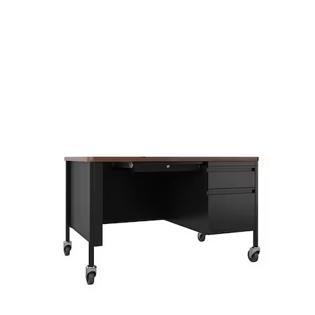 Hirsh Industries 22656 Rectangular Office Desk, 30 In D X 29 1/2 In H, 48 In W X