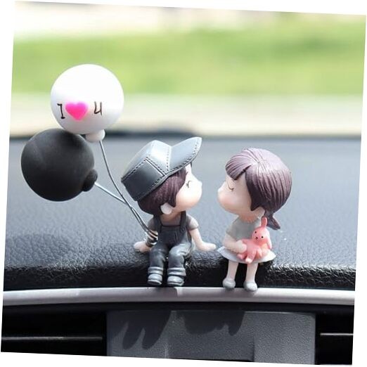 Cartoon Couple Design Car Ornament – Dashboard Decorations – Office B