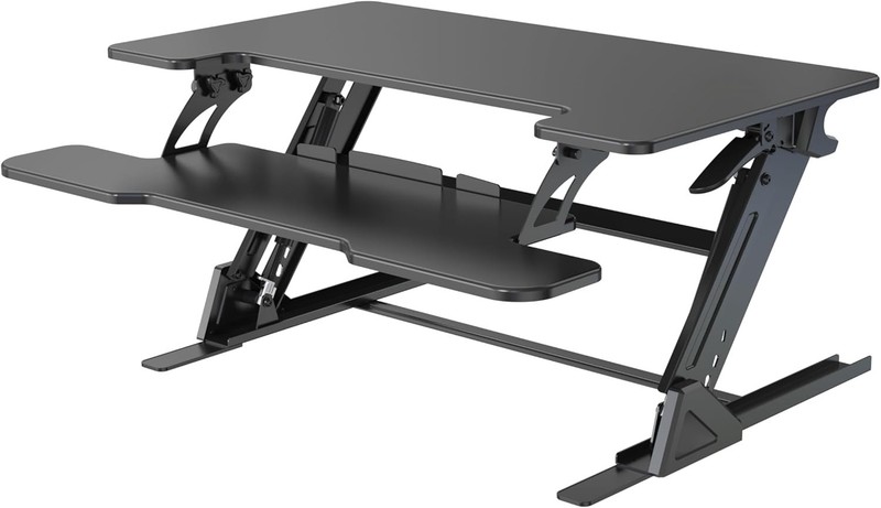 Standing Desk Converter 36 x 24 Inches Height Adjustable Sit to Stand Riser
