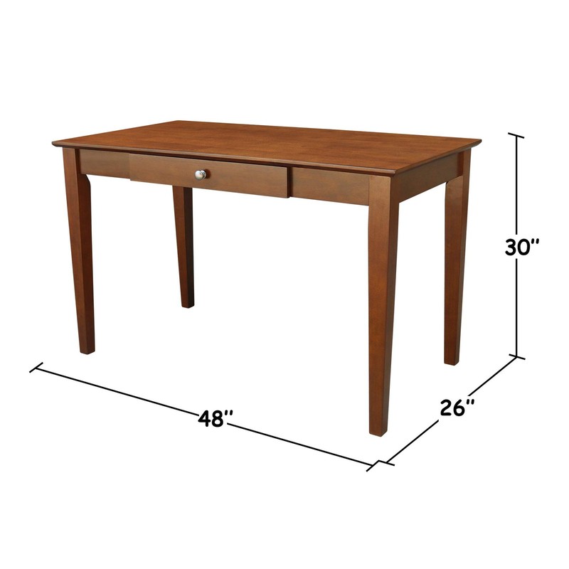 Desk With Drawer - Basic Size And Chair gallery