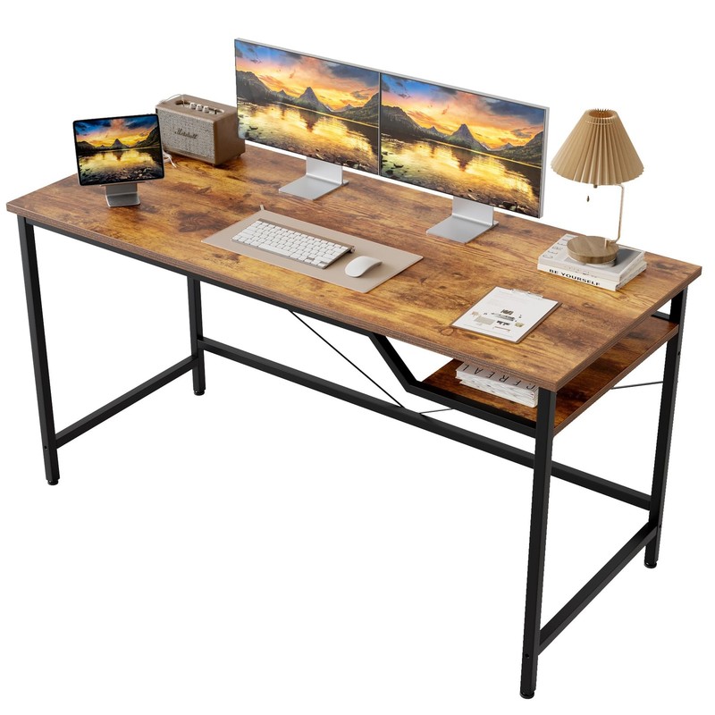 Mericonia Computer Desk 48 X 24 inch, Gaming Desk for Small Spaces, Modern Si...