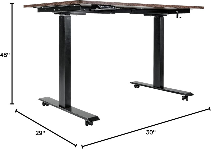 Standing Desk Adjustable Height (48'' X 30''), 3 Memory Presets - Large Electric gallery