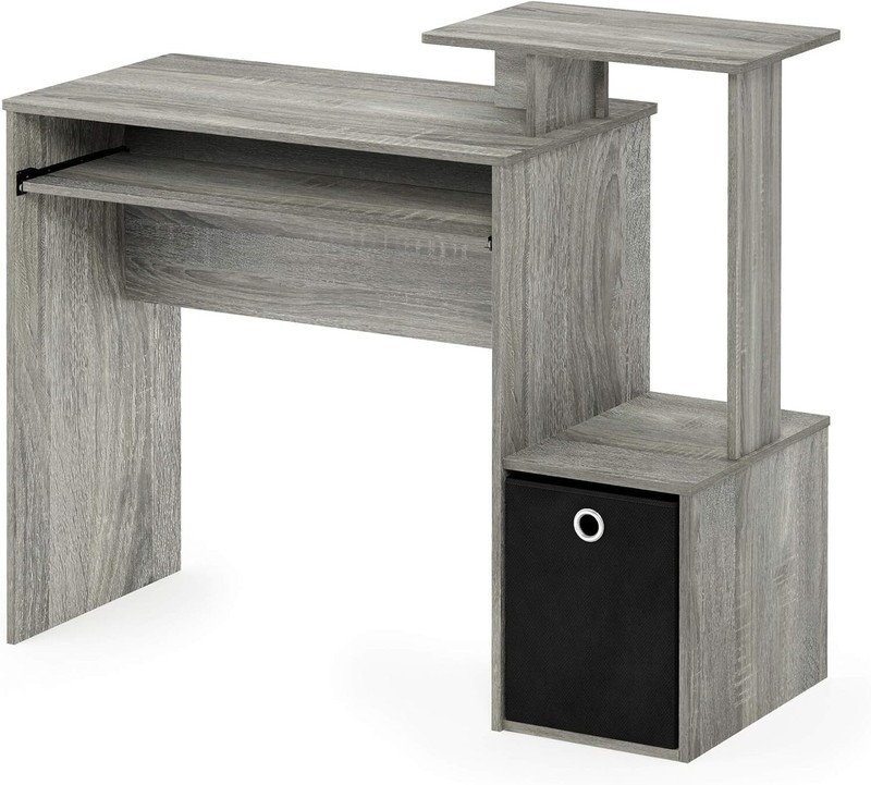 Pro Mesa Ordenador Cama Para Computadora de PC A Laptop Table Escritorio Gris US