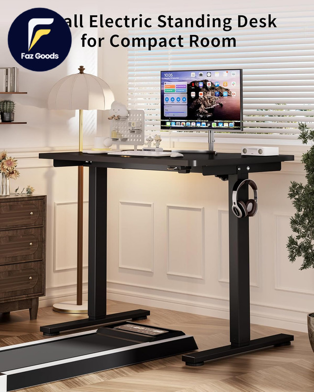 Small Electric Standing Desk 36 X 24 Inches Whole Piece Height Adjustable Desk gallery