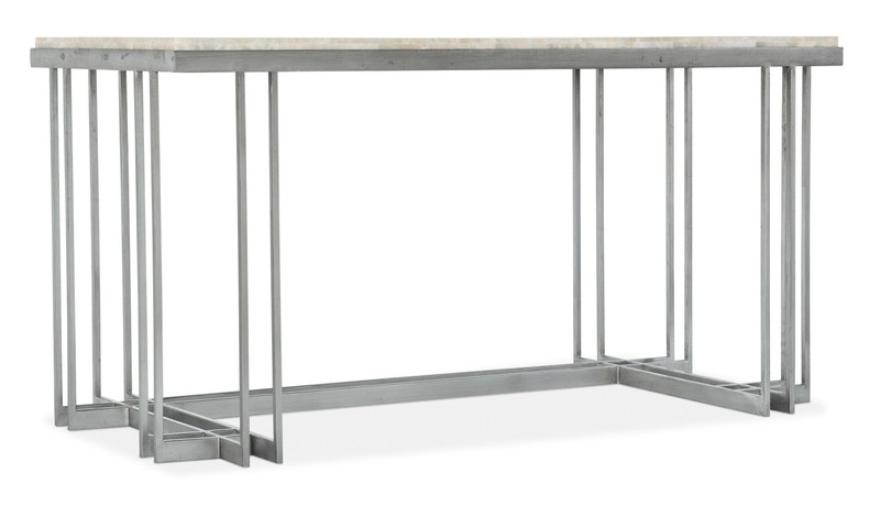Hooker Furniture 5934-10458-00 Melange 58" Onyx and Steel Writing - Pewter /