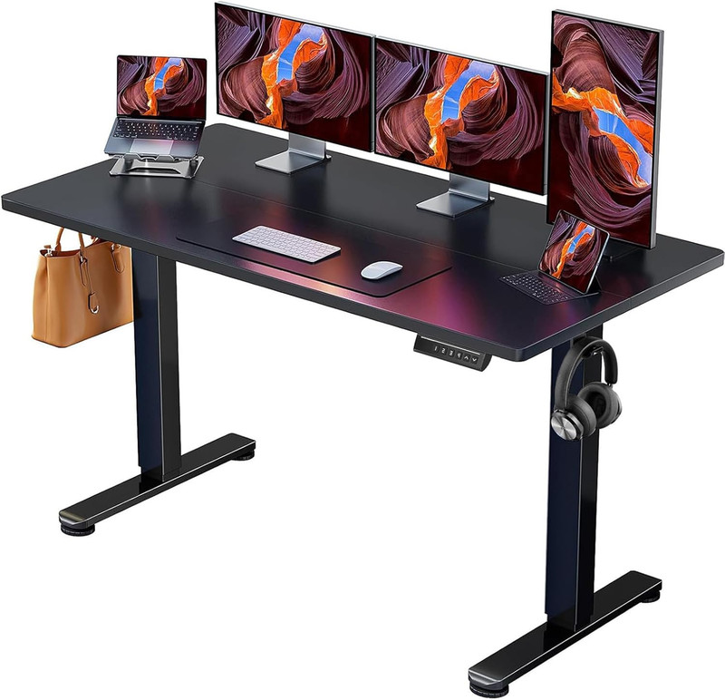 Height Adjustable Electric Standing Sit Stand up Desk Home Office