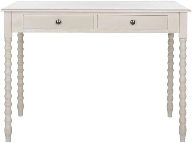 O'Mara Taupe 2-Drawer Computer Desk - Stylish Home Office Furniture