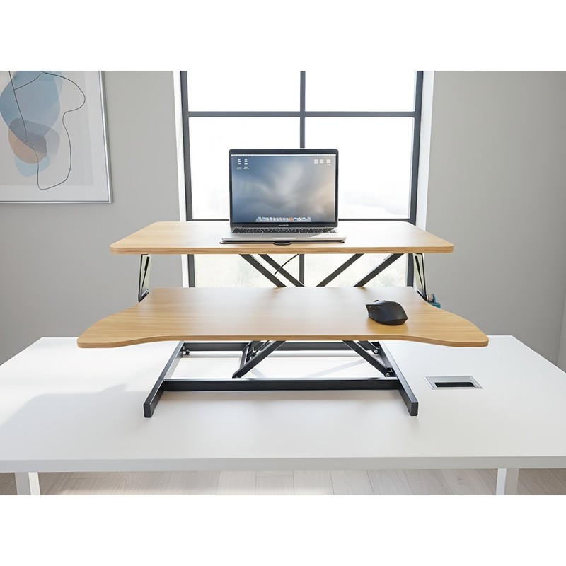 32 Inch Desk Converter, Height Adjustable Sit to Stand Riser gallery