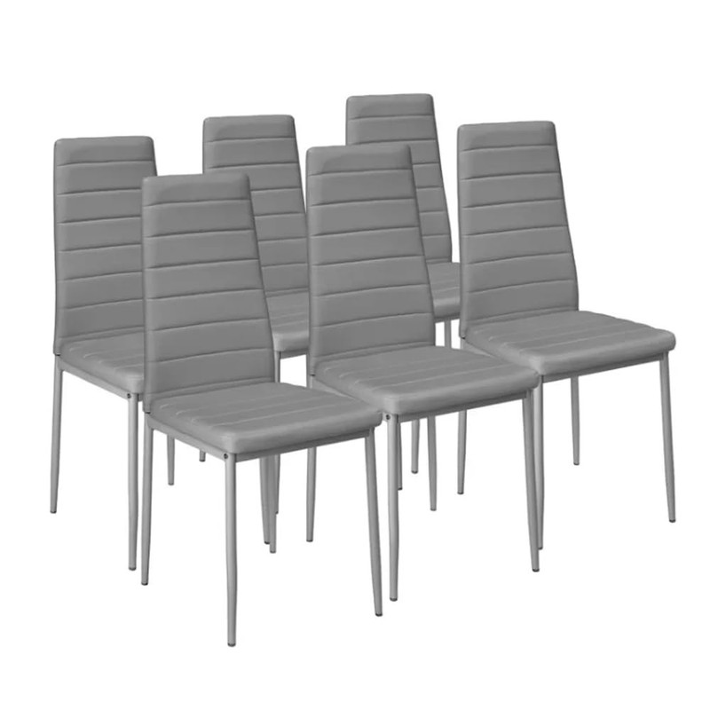 Dining Chairs Set of 6 High Back Waterproof for Dining Room & Kitchen...