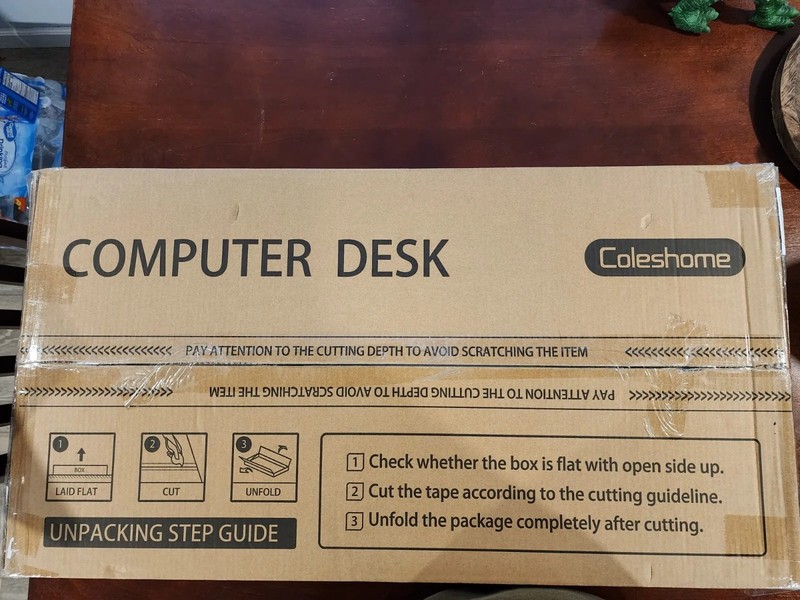 Coleshome 32 Inch Computer Desk, Modern Simple Style Desk for Home Office, Study