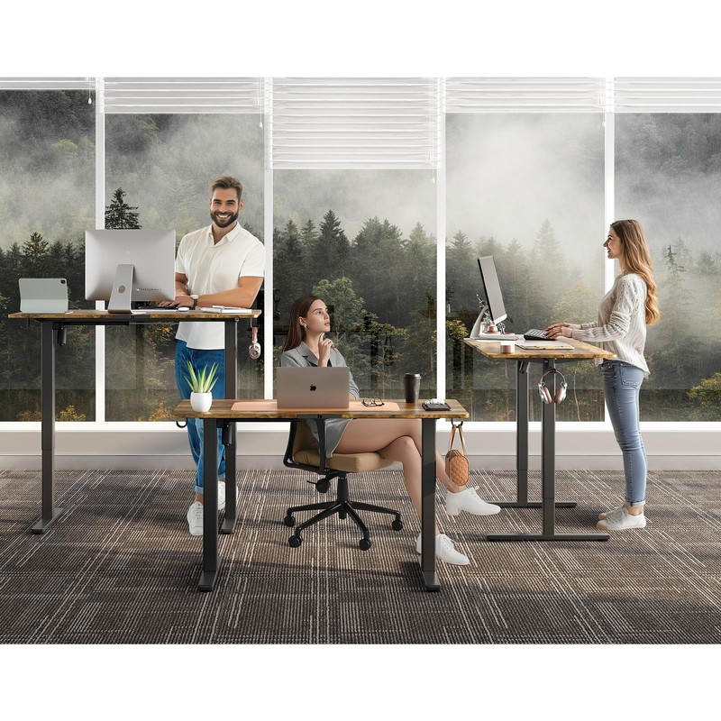 Electric Standing Desk,48x24 Inches Adjustable Height Stand up Desk, Sit Stan... gallery