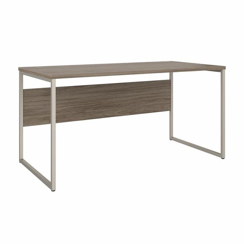 Hybrid 60W x 30D Computer Table Desk in Modern Hickory – Engineered Wood