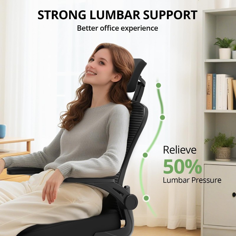 Synorla Office Chair Ergonomic Desk Chair 330Lbs Capacity High Back Computer gallery
