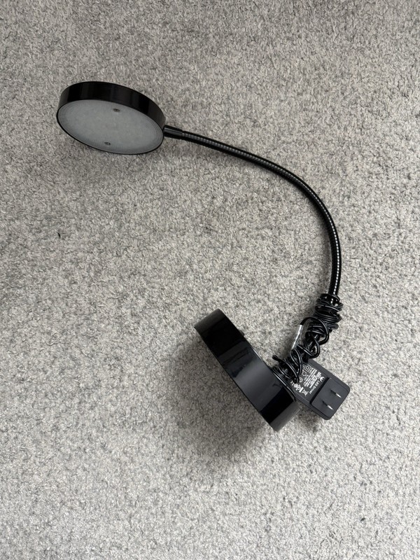 Evolution Lighting LED Desklamp 1-Light Matte Black Adjustable WORKS
