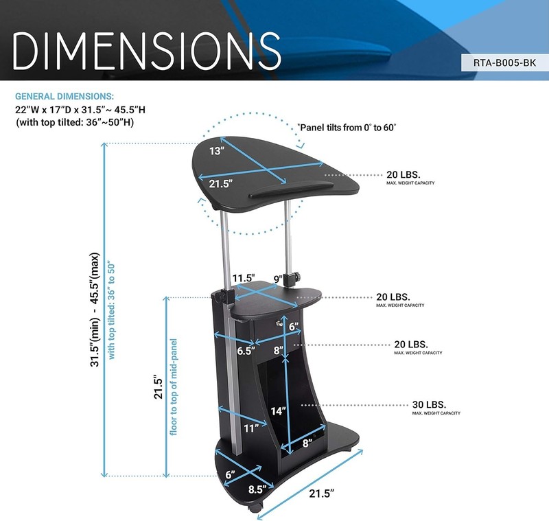 Versatile Mobile Medical Laptop Cart with Adjustable Height & Storage Options gallery