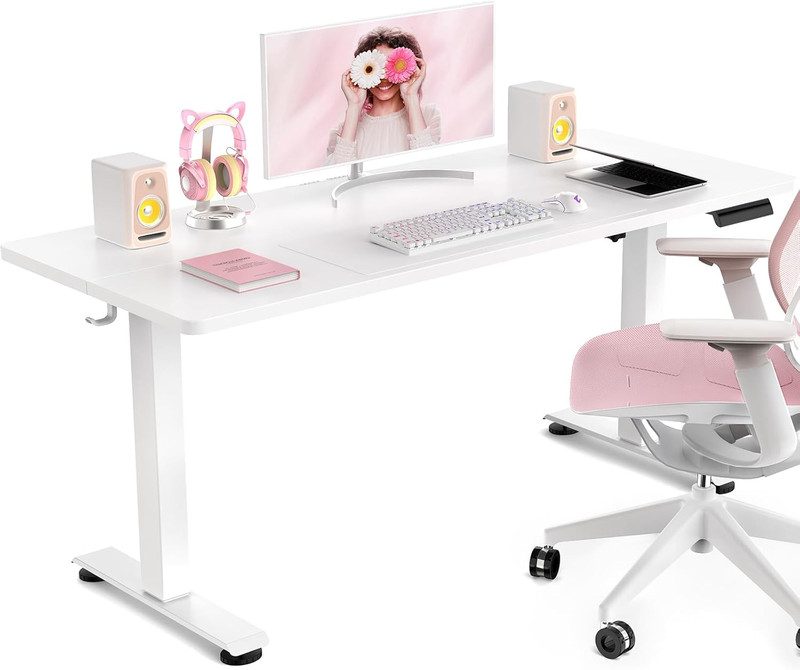 47.2" Adjustable Electric Standing Desk for Home Office, Study, and Gaming