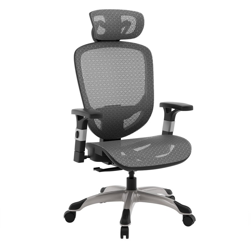 Staples Ergonomic Task Chair Mesh Ergonomic Lumbar Support Swivel Gray Hyken