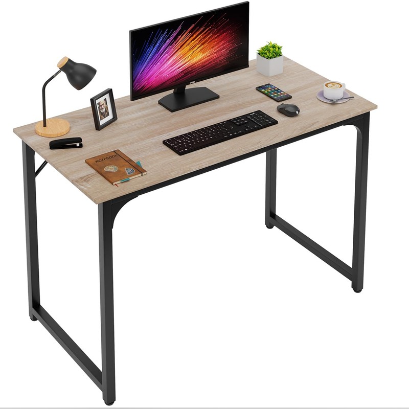 39 inches Computer Desk, Modern Simple Style Desk for Home Office, Study Stud…