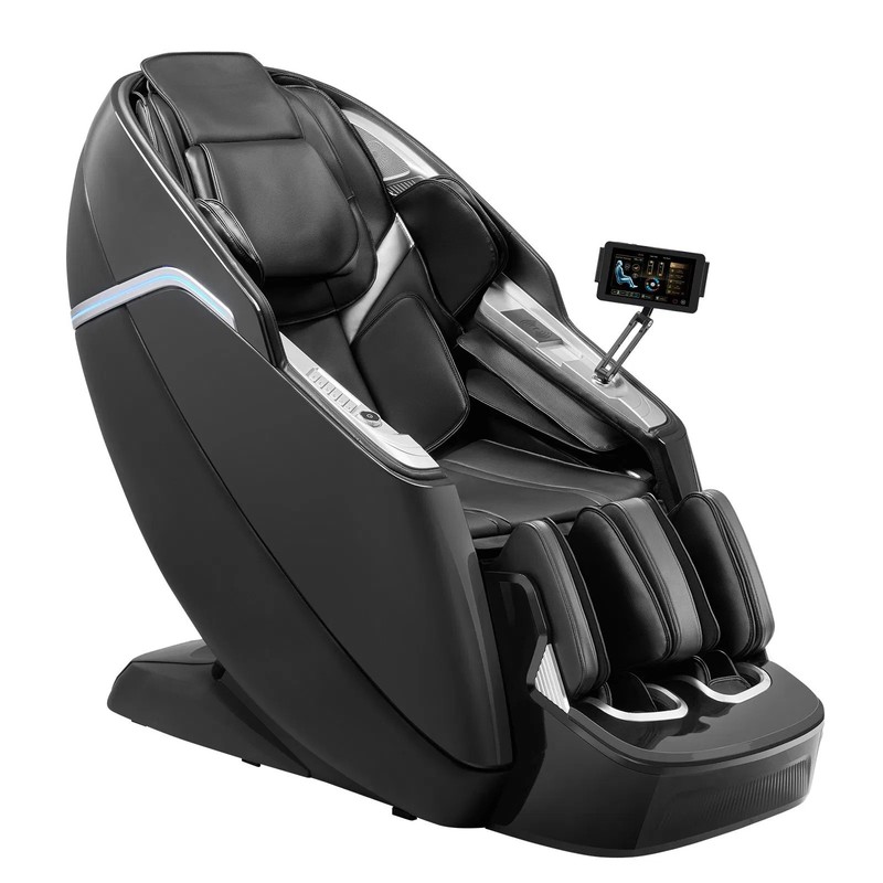 Dual-Core 4D+3D Full Body Massage Chair, with Extended SL Track, Deep Yoga Stre