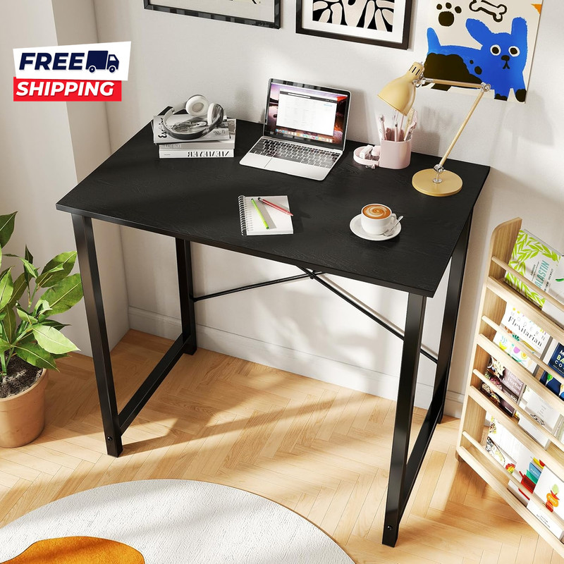 32 Inch Office Small Computer Desk Modern Simple Style Writing Study Work Table gallery