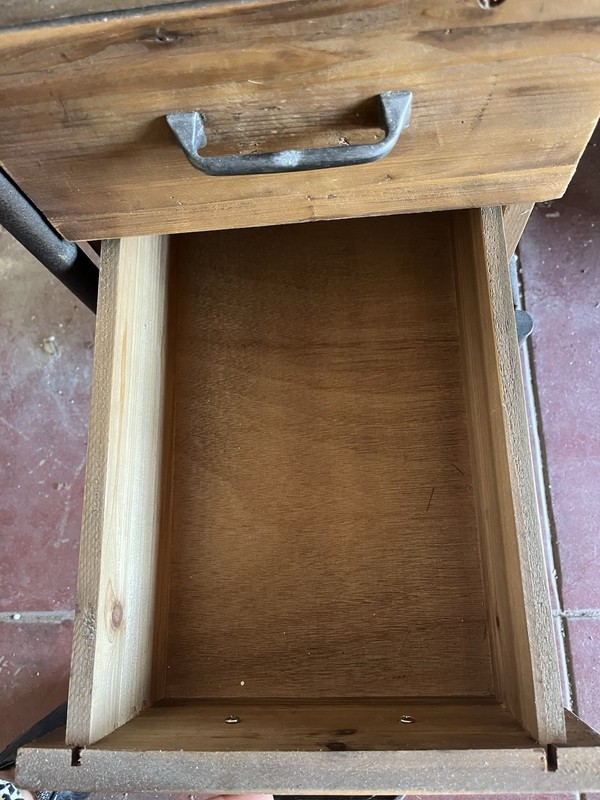Industrial Reclaimed Wood Desk with Drawers gallery