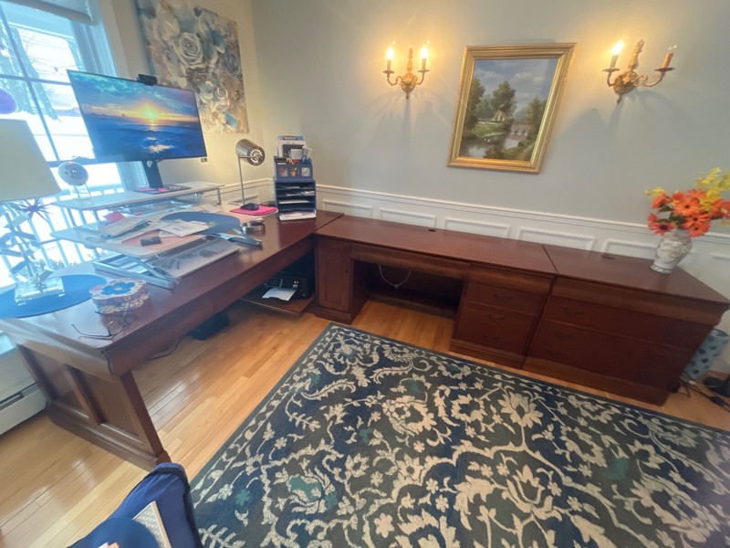 Executive Desk – Solid Cherry – Hooker Brand