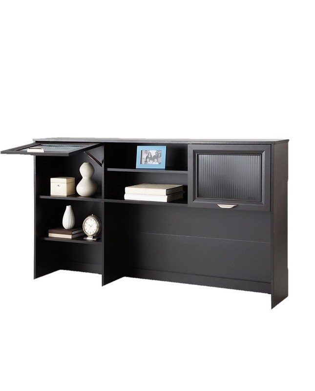 Realspace Magellan 58” Hutch for L Shaped or Corner Desk - Espresso - Top Only