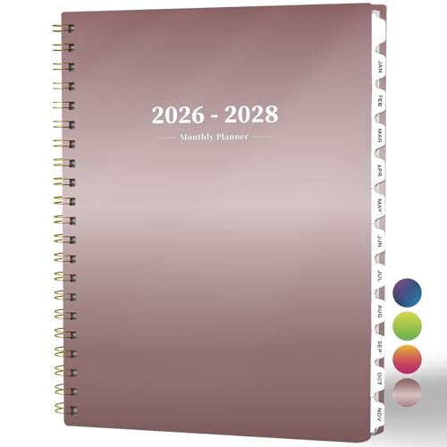 Rose Gold 2026-2028 Monthly Planner - 2 Year Calendar gallery