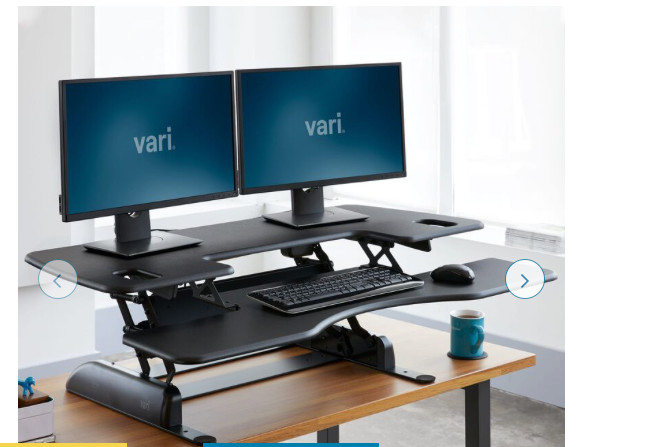 VariDesks. #8 Pro Plus 36" and #2 Cube corner 48"- pallet. gallery