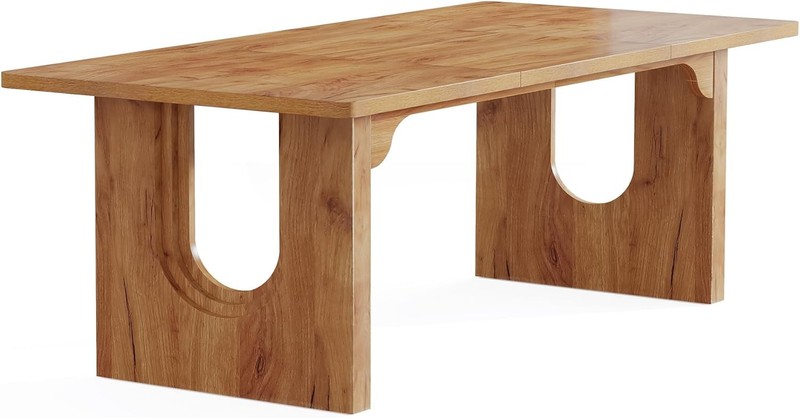 Modern Executive Desk, 70.9" Large Office Computer Desk, Wooden Conference Table gallery