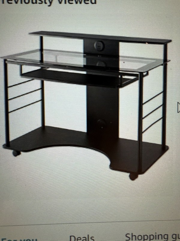 Realspace® 47″W Mobile Tech Desk