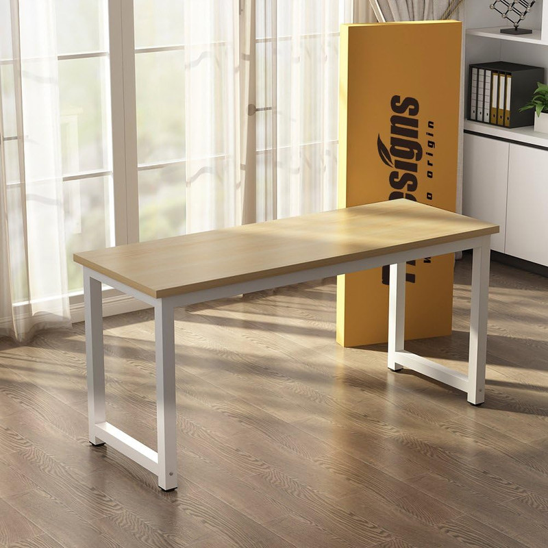 Spacious 63" Walnut Computer Desk for Home Office & Study Workstation gallery