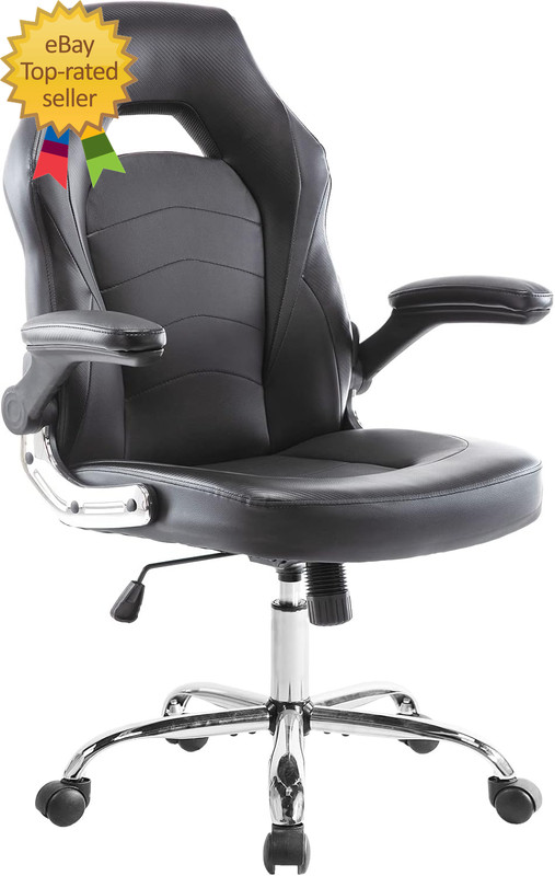 Home Gaming Ergonomic Office Flip Up Armrest and Height Adjustable Desk Splicin