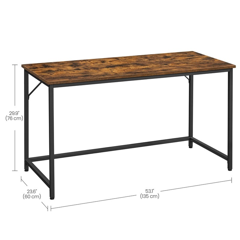 VASAGLE Computer Desk, Office Work Desk, 53.1 x 23.6 x 29.9 Inches, for Study... gallery