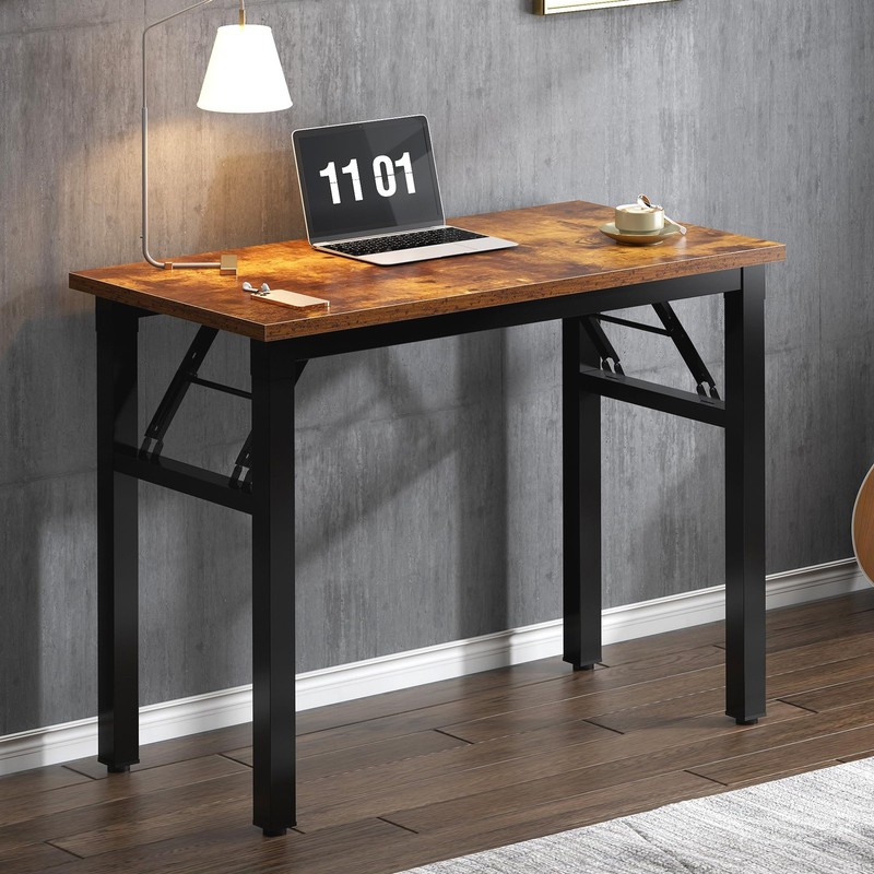 Folding Table Computer Table 80 x 40 cm PC Table Small Desk Office Table B…