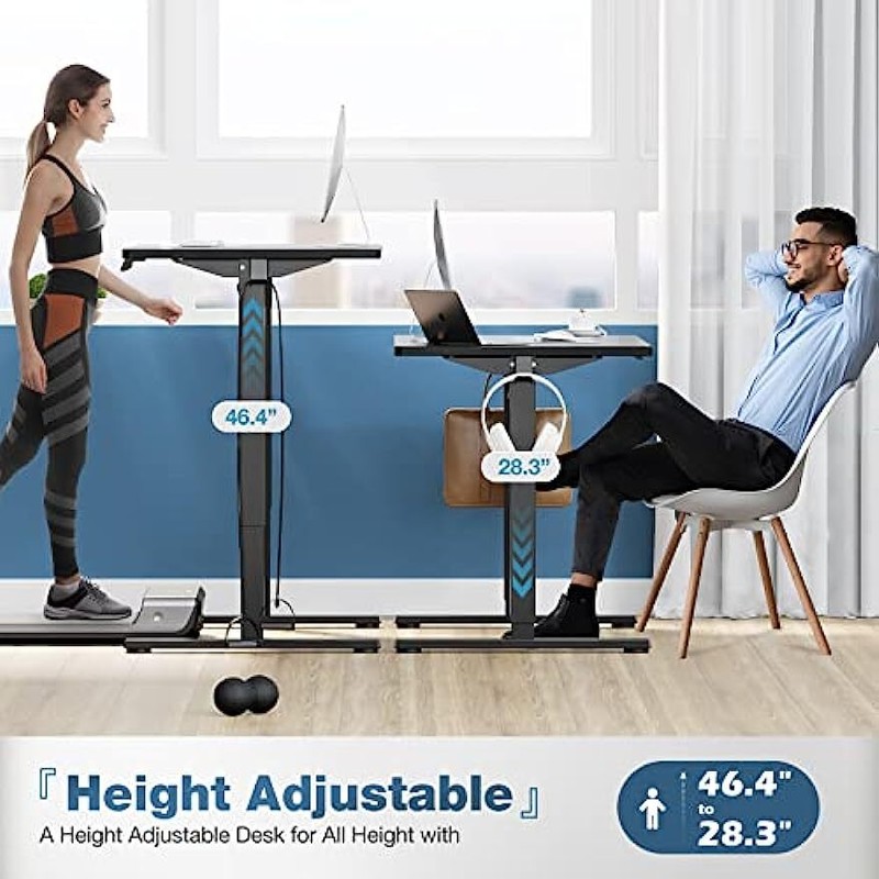 40“ 55" 63” Modern Adjustable Height Electric Standing Desk Home Office Table gallery