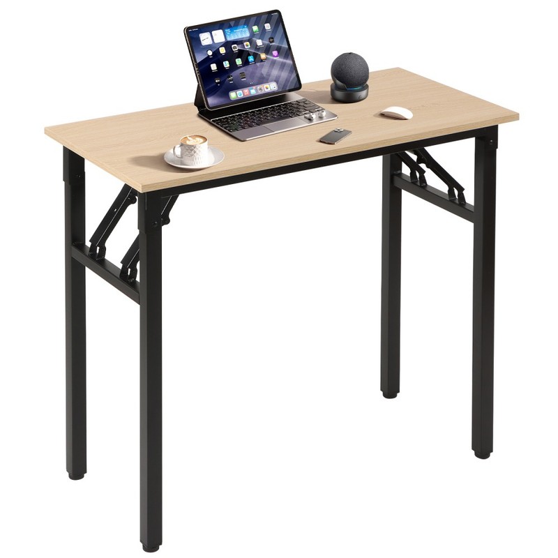 Small Foldable Computer Desk Folding Home Office Studying Desk 31.5" x 15.7" gallery