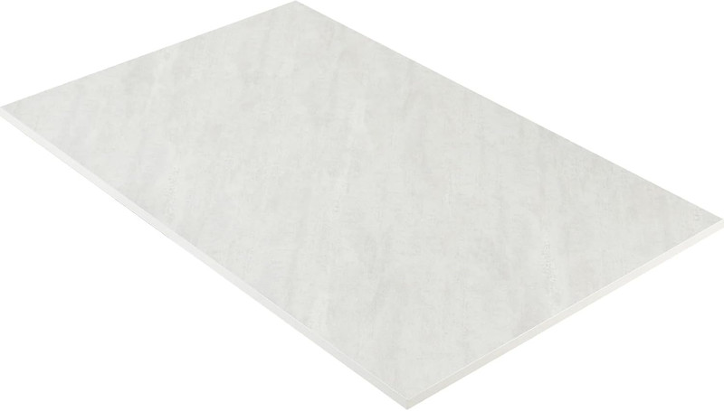 Universal 47.25″X30″ Melamine Table Top for Home & Office – Sea Salt/White