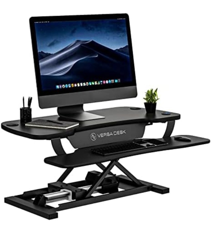 VersaDesk Power Pro Electric Standing Desk Converter - Mdf & Metal, Height...