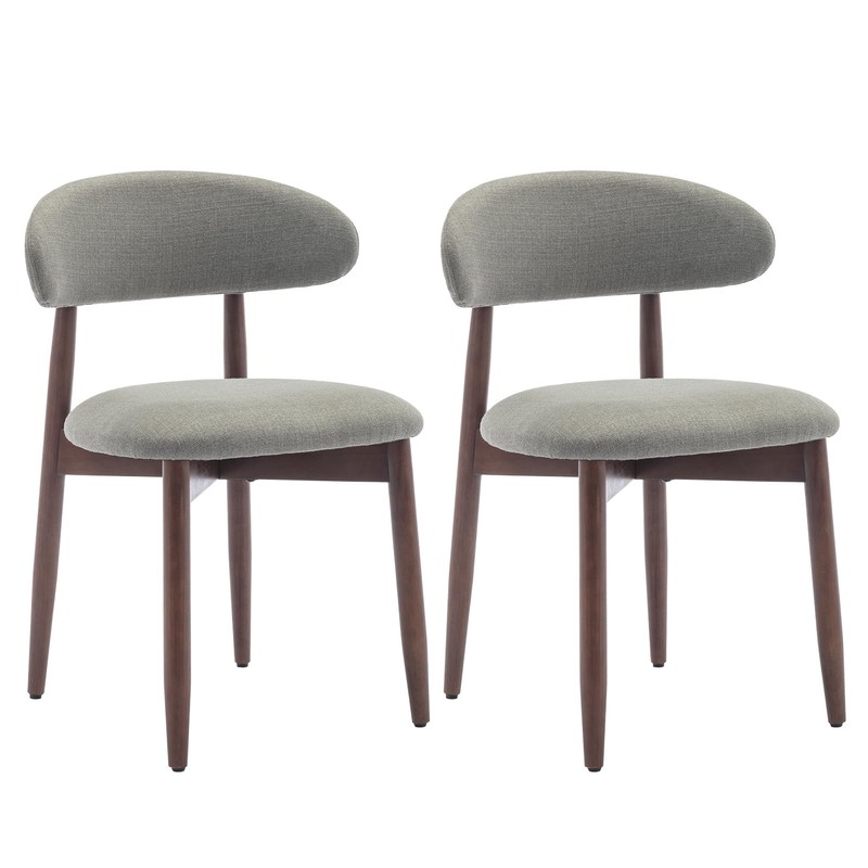 Dining Chairs Set of 2, Upholstered Chairs Dining Room with Backrest, Modern…