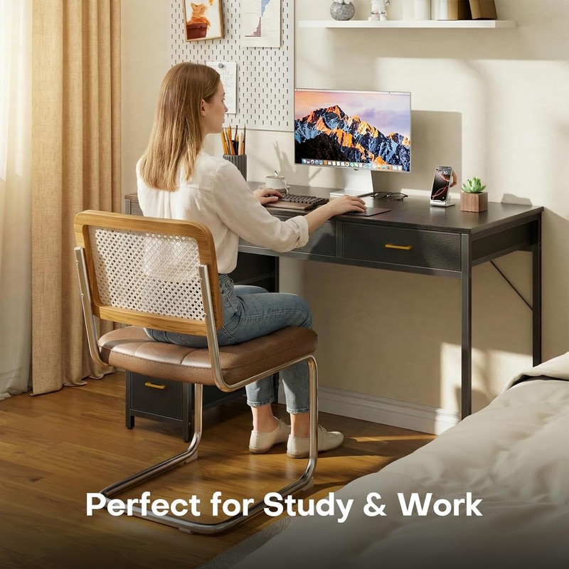 47" Computer Desk with 6 Drawers, Home Office Desk,Work Study Table gallery