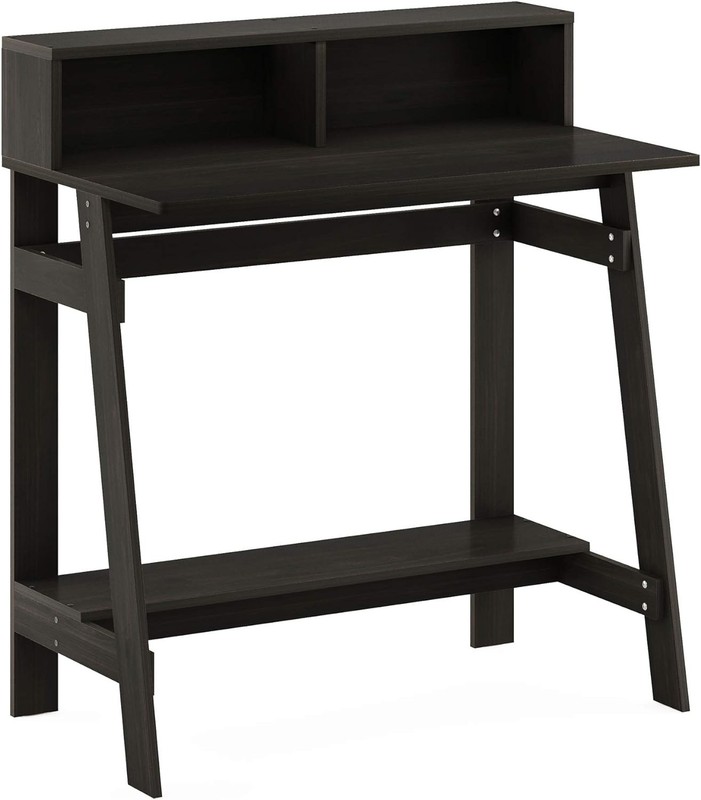 Furinno Simplistic A Frame Computer Desk Espresso Finish