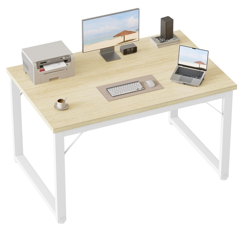 40 Inch Computer Desk, 1″ Thick Modern Simple Study Writing Table, Heavy Duty…