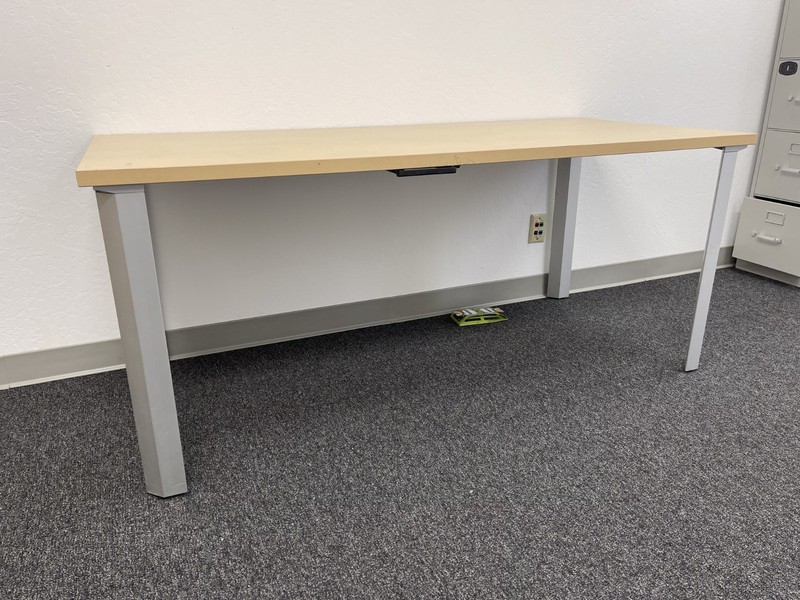 Set of 3 Heavy Duty Office Desk – 66″x30″ – Metal Legs – Pickup in San Jose